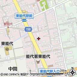 秋田県能代市一本木30-2周辺の地図