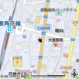 ＪＡ花輪駅前ＳＳ周辺の地図