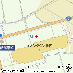 秋田県能代市鰄渕塩手沢周辺の地図