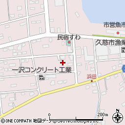 岩手県久慈市長内町第３６地割周辺の地図