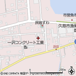 岩手県久慈市長内町（第３６地割）周辺の地図