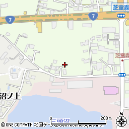 秋田県能代市昇平岱37-5周辺の地図