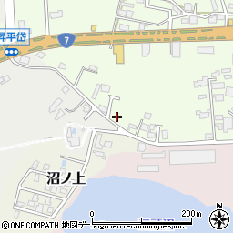 秋田県能代市昇平岱22-73周辺の地図