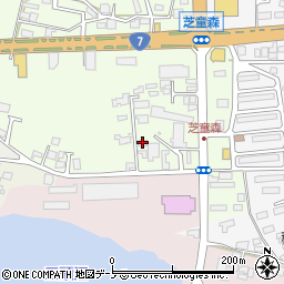 秋田県能代市昇平岱29周辺の地図