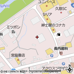 岩手県久慈市長内町（第３１地割）周辺の地図