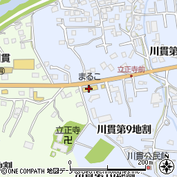 まるこ川貫店周辺の地図