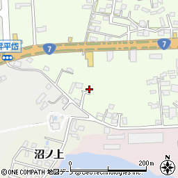 秋田県能代市昇平岱22-77周辺の地図
