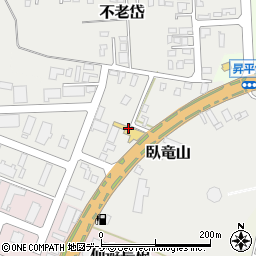 秋田トヨタ自動車能代店周辺の地図