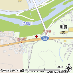 チカコ川貫店周辺の地図