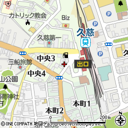 久慈ステーションホテル周辺の地図