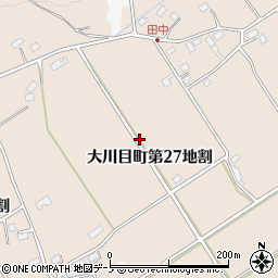岩手県久慈市大川目町（第２７地割）周辺の地図