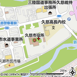 岩手県久慈市川崎町第１地割周辺の地図