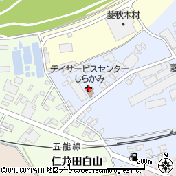能代山本生コンクリート協同組合周辺の地図