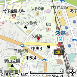 久慈第一ホテル周辺の地図