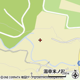 秋田県北秋田市脇神湯車大沢境周辺の地図