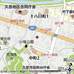 久慈ポイントカード会周辺の地図