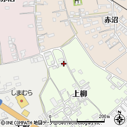 秋田県能代市上柳30-11周辺の地図