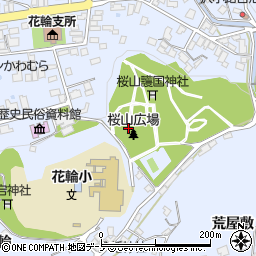 桜山地区公園トイレ１周辺の地図
