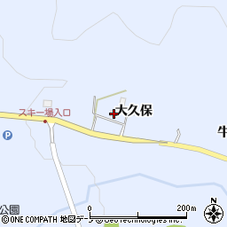 秋田県鹿角市花輪大久保18周辺の地図