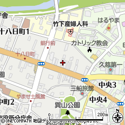 東北銀行久慈支店周辺の地図