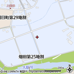 岩手県久慈市畑田（第２５地割）周辺の地図