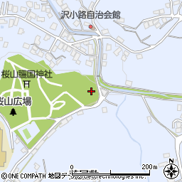 桜山地区公園トイレ２周辺の地図