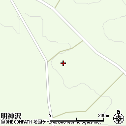 岩手県二戸市浄法寺町明神沢56-18周辺の地図