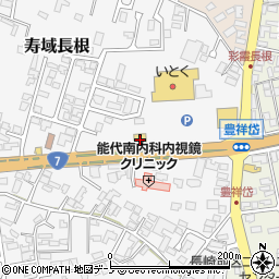 はま寿司７号能代店周辺の地図