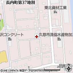 岩手県久慈市長内町第３７地割5-11周辺の地図