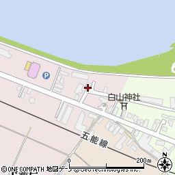 秋北生コンクリート株式会社周辺の地図