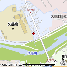 久慈　クボタ農機店周辺の地図