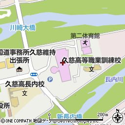 久慈市文化会館アンバーホール　小ホール周辺の地図