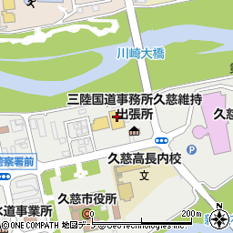 西松屋久慈市役所前店周辺の地図