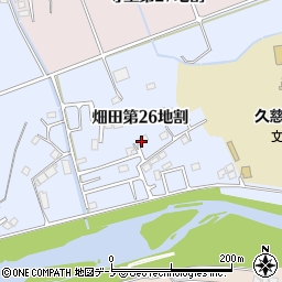 岩手県久慈市畑田（第２６地割）周辺の地図