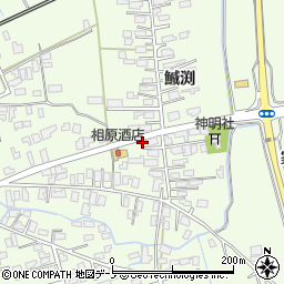 秋田県能代市鰄渕鰄渕周辺の地図