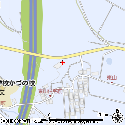 秋田県鹿角市花輪案内周辺の地図