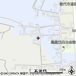 秋田県能代市鳳凰岱141-3周辺の地図