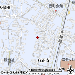 秋田県鹿角市花輪八正寺95周辺の地図