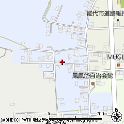 秋田県能代市鳳凰岱150周辺の地図