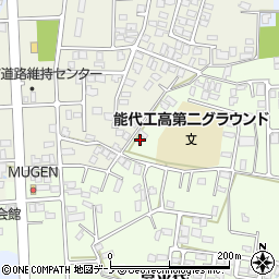 秋田県能代市昇平岱8-4周辺の地図