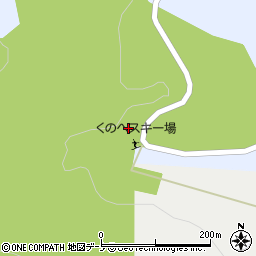 九戸村役場　くのへスキー場ロッジ西山荘周辺の地図