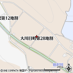 岩手県久慈市大川目町（第２８地割）周辺の地図