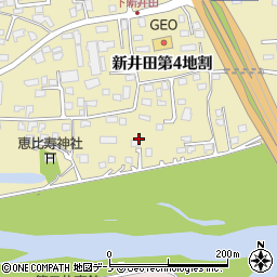 岩手県久慈市新井田第５地割周辺の地図
