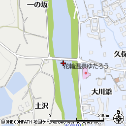久保田橋周辺の地図