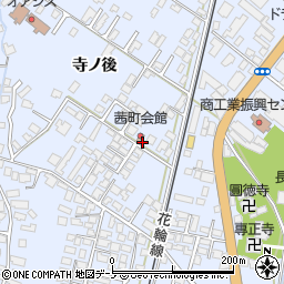 秋田県鹿角市花輪寺ノ後周辺の地図