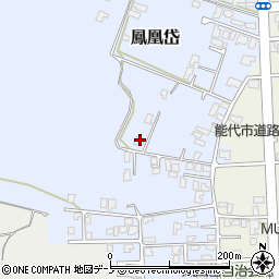 秋田県能代市鳳凰岱120周辺の地図