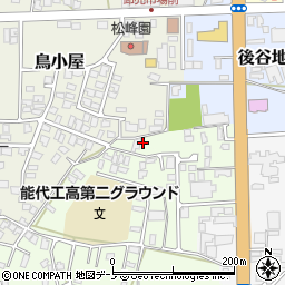 秋田県能代市昇平岱6-24周辺の地図