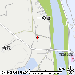 秋田県鹿角市尾去沢寺沢周辺の地図