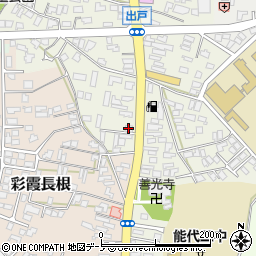 トヨタレンタリース秋田能代店周辺の地図