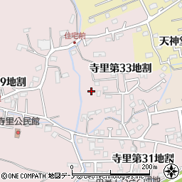 岩手県久慈市寺里第３３地割周辺の地図